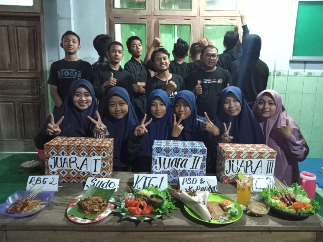 Foto kegiatan lomba masak muda mudi